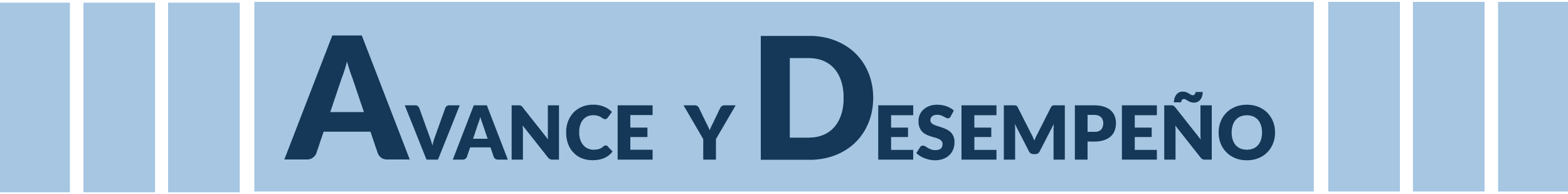 Avance y Desempeño