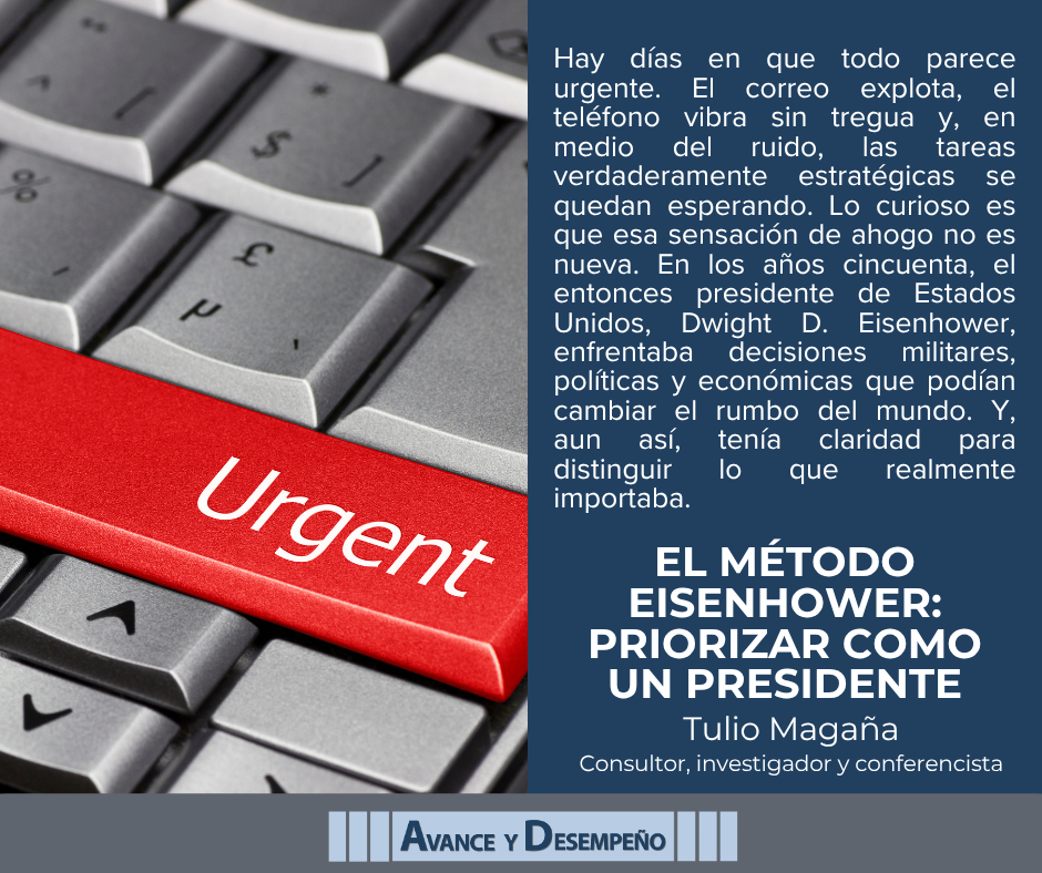 El método Eisenhower: priorizar como un presidente