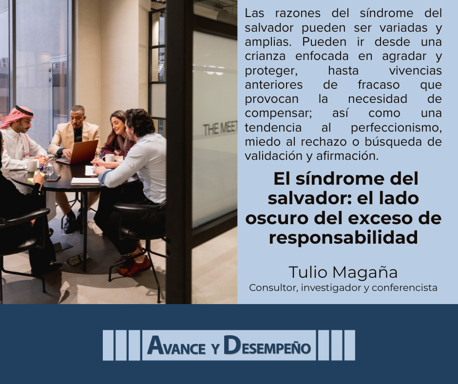 El síndrome del salvador: el lado oscuro del exceso de responsabilidad