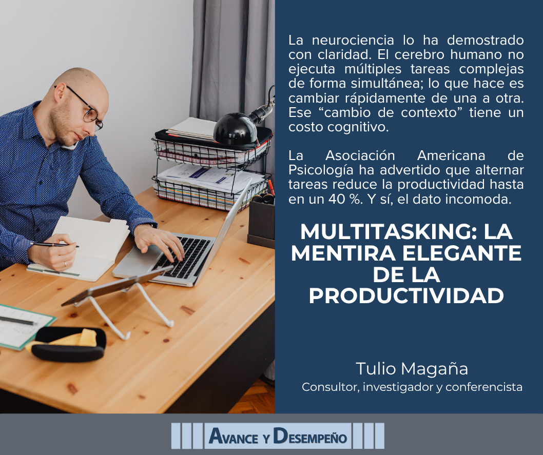 Multitasking: la mentira elegante de la productividad