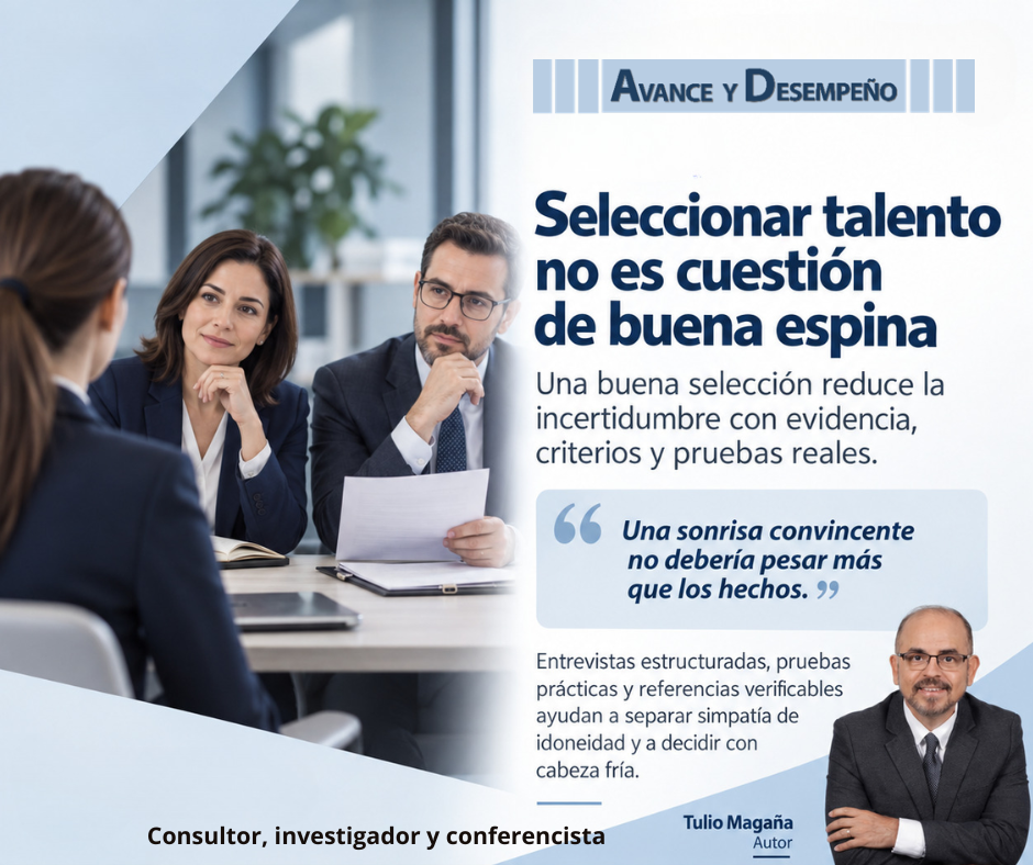 Contratar talento no es adivinar