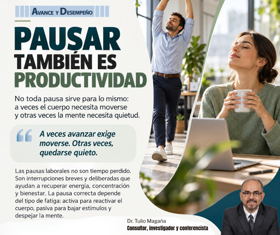 Pausas activas y pasivas en el trabajo