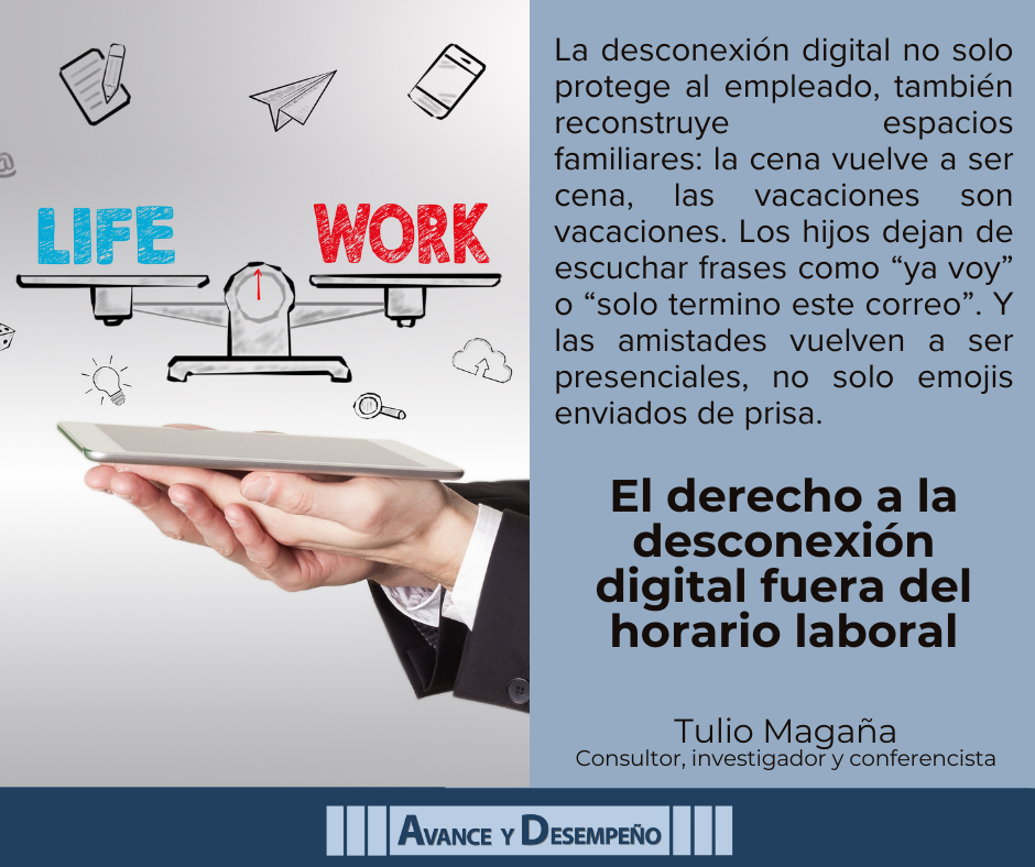 El derecho a la desconexión digital fuera del horario laboral