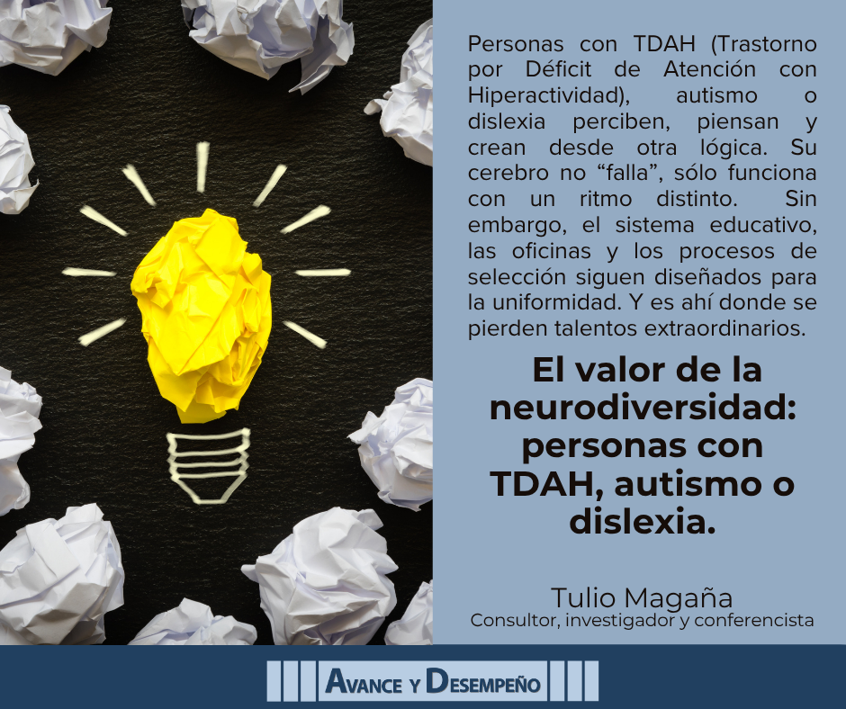 El valor de la neurodiversidad: personas con TDAH, autismo o dislexia